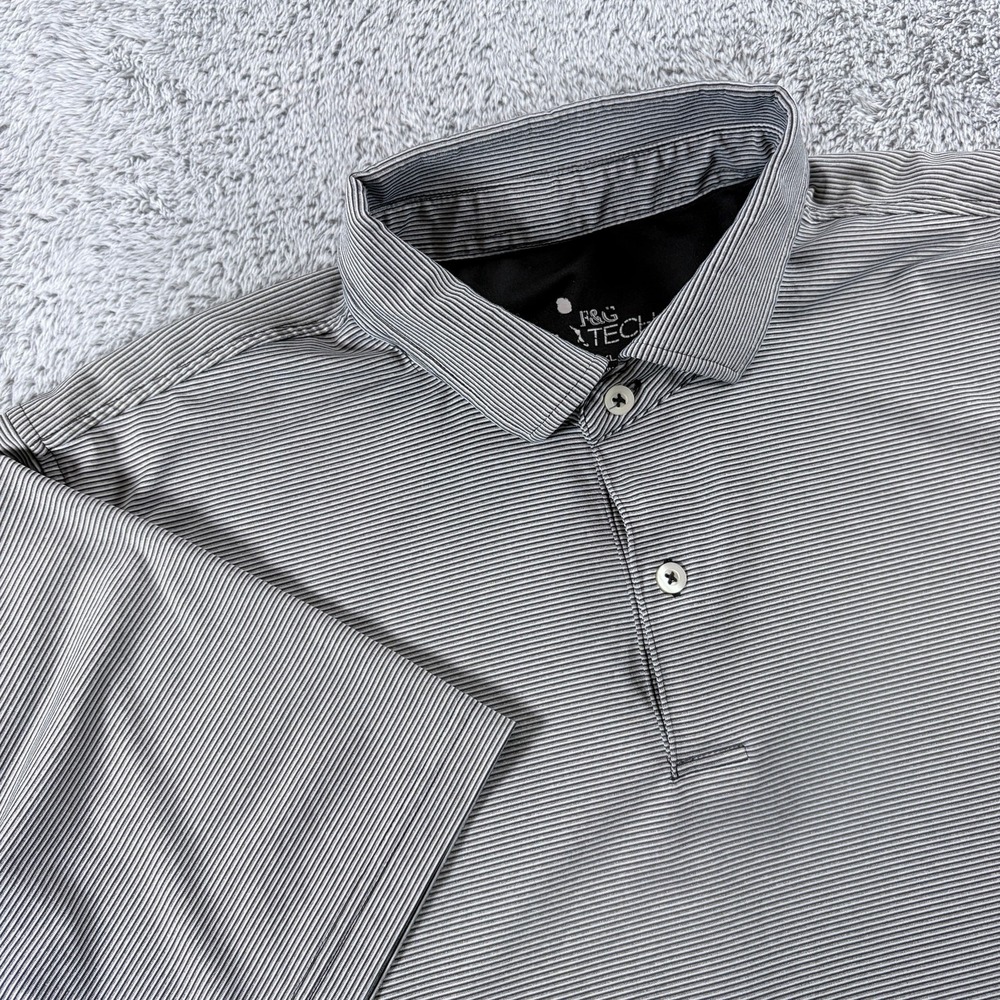 F&G Tech Polo Golf‎ Shirt Greenbriar Hills Country Club Logo on Sleeve Sz XL